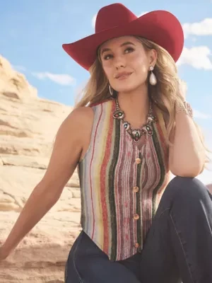 Zdjęcie produktu Wrangler Wrangler x Lainey Wilson Rodeo Ben Vest Jacquard Size