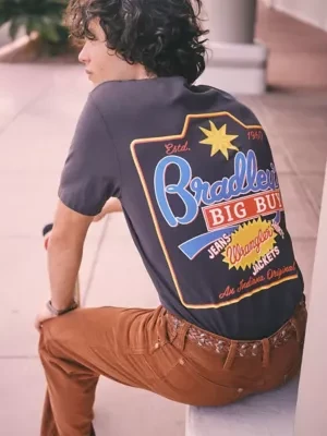 Wrangler Wrangler® X Stranger Things ™ Bradleys Big Buy Tee Washed Black Size