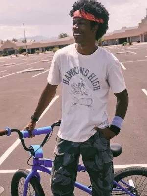 Wrangler Wrangler® X Stranger Things ™ Hawkins High Tee Marshmallow Size