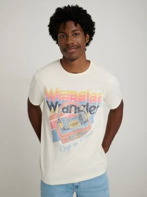 Wrangler Wrangler® X Stranger Things ™ Keep On Runnin Tee Marshmallow Size