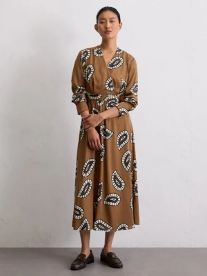 Wrap dress A-Shape Marc O'Polo béžová