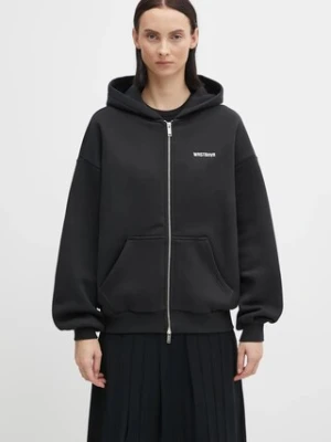 WRSTBHVR bluza Diago damska kolor czarny z kapturem gładka U2225TT.3070