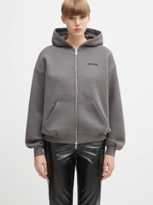 WRSTBHVR bluza Diago damska kolor szary z kapturem gładka U2225TT.3070