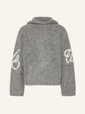 Wrstbhvr Bluza Z Kapturem Z Dzianiny Mixam grau SZARY