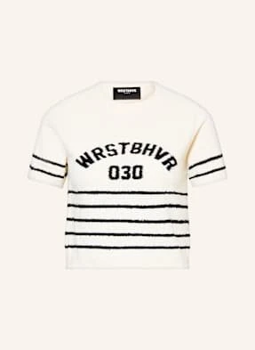 Wrstbhvr Krótka Dzianinowa Koszulka Mady weiss