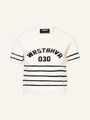 Wrstbhvr Krótka Dzianinowa Koszulka Mady weiss