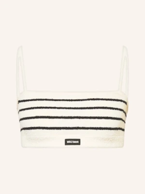 Wrstbhvr Krótki Top Z Dzianiny Mady weiss