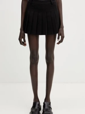 WRSTBHVR Nuria spódnica plisowana z dodatkiem wełny