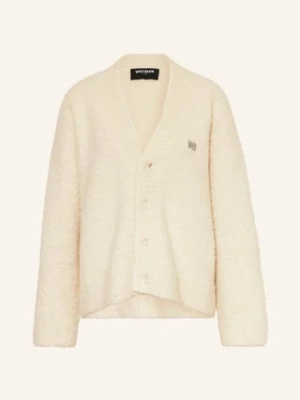 Wrstbhvr Oversized Sweter Raso Z Bouclé weiss