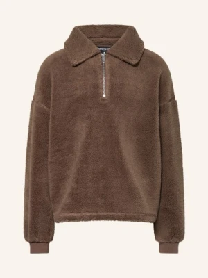 Wrstbhvr Oversized-Troyer Leroy Z Futra Teddy braun