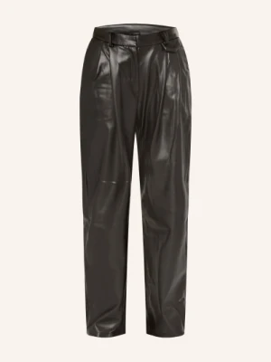 Wrstbhvr Spodnie Hanka W Stylu Skórzanym schwarz
