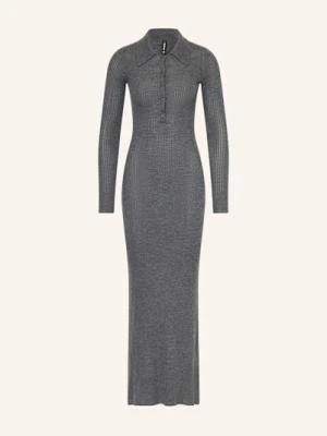 Wrstbhvr Sukienka Z Dzianiny Romi grau