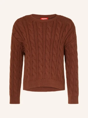 Wrstbhvr Sweter Imran braun BRĄZOWY