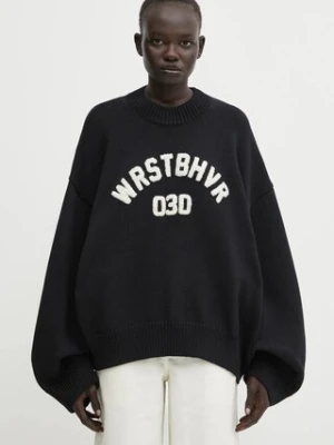 WRSTBHVR sweter Luna damski kolor czarny ciepły U7025SB.3096