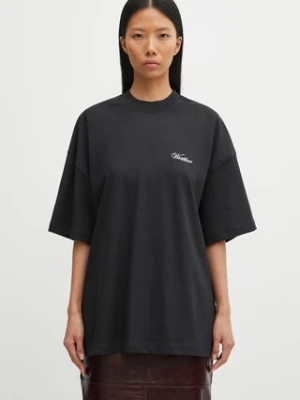 WRSTBHVR t-shirt bawełniany Clayton damski kolor czarny U1025TT.3054