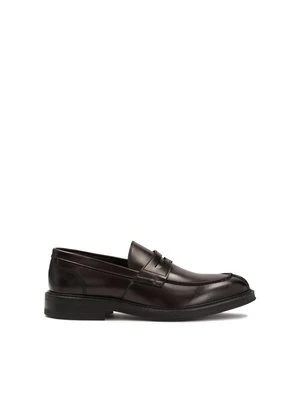 Wsuwane bordowe loafersy Kazar