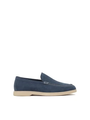 Wsuwane niebieski buty męskie Kazar