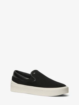 Wsuwane sneakersy Eddie z bawełnianego płótna Michael Kors CZARNY (Czarny)