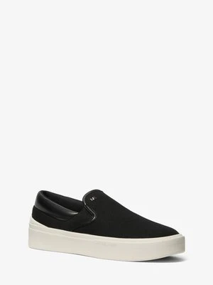 Zdjęcie produktu Wsuwane sneakersy Eddie z bawełnianego płótna Michael Kors CZARNY (Czarny)