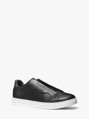 Wsuwane sneakersy Keating ze skóry Michael Kors CZARNY (Czarny)