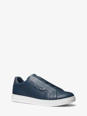 Wsuwane sneakersy Keating ze skóry Michael Kors GRANATOWY (Niebieski)