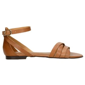 Brązowe sandały damskie w stylu urban 76015-53 Wojas