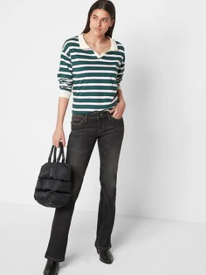 Wygodne dżinsy ze stretchem o kroju bootcut, mid waist bonprix