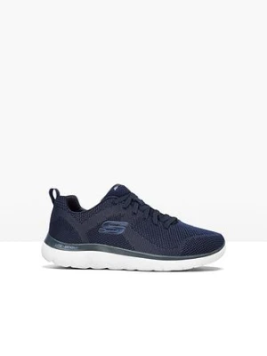 Wygodne sneakersy marki Skechers z pianką memory BonPrix niebieski