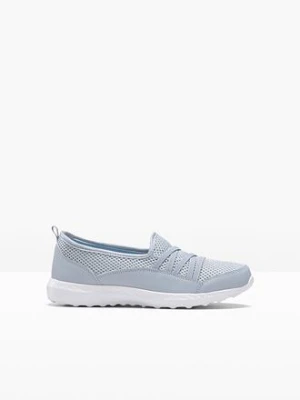 Wygodne sneakersy wsuwane z lekką podeszwą BonPrix niebieski
