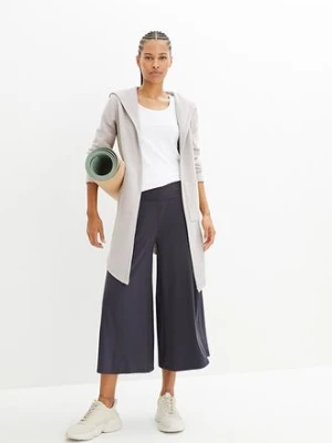 Wygodne spodnie culotte z szeroką nogawką bonprix