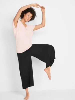 Wygodne spodnie culotte z szeroką nogawką bonprix