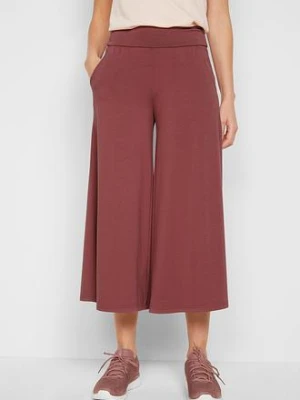 Wygodne spodnie culotte z szeroką nogawką bonprix