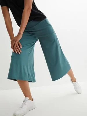 Wygodne spodnie culotte z szeroką nogawką bonprix