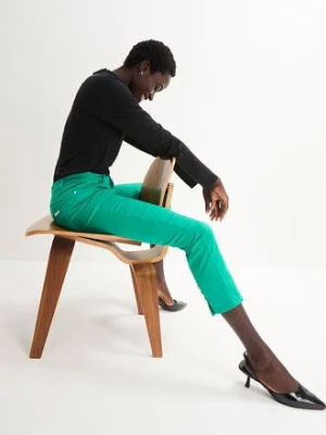 Wygodne spodnie ze stretchem z bawełny bonprix