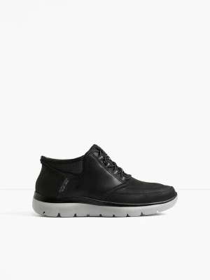 Wygodne, wsuwane sneakersy marki Sketchers z pianką z pamięcią BonPrix czarny