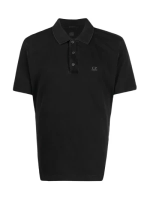 Wyhaftowany bawełniany polo shirt C.p. Company