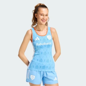 Wyjazdowa koszulka na ramiączkach Royal Dutch Hockey Adidas Blue Burst