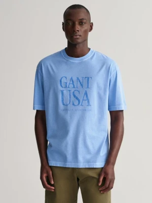T-shirt usa z efektem wyblaknięcia GANT