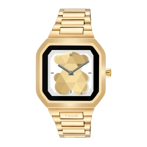 Wyposażony W Bransoletę Ze Stali W Kolorze Złotym Smartwatch B-Connect - Tous