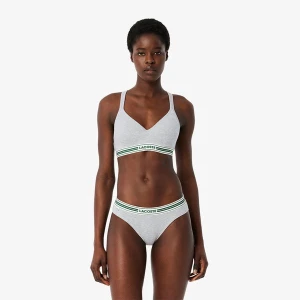 Wyściełana, elastyczna koszulka z logo Lacoste