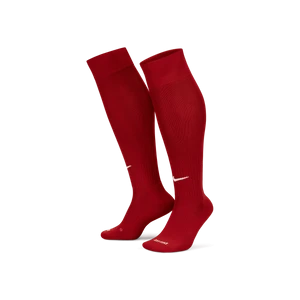 Wysokie skarpety piłkarskie Nike Academy - Czerwony