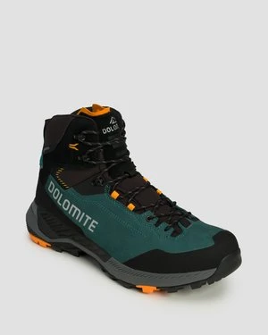 Wysokie Skórzane Buty Trekkingowe Męskie Dolomite Vernale Leather High Gtx Ciemnozielono-czarne