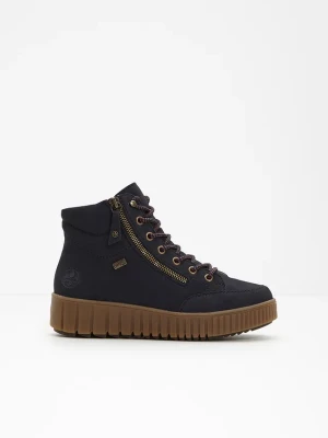 Wysokie sneakersy marki Rieker z membraną Tex BonPrix niebieski