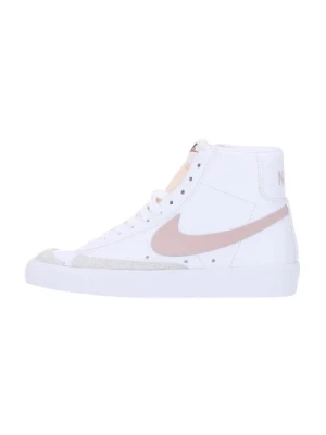Wysokie Sneakersy w Kolorze Biało-Różowym Oxford Nike