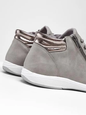 Wysokie sneakersy z zamkiem bonprix