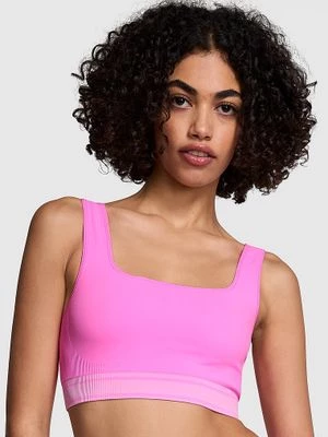 Wywijany biustonosz sportowy bezszwowy PINK Flip it Victoria's Secret