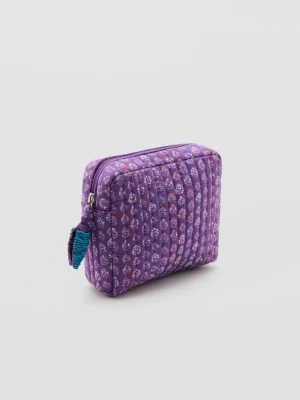 Wzorzysta kosmetyczka purpurowy - Teen - Rozmiar uniwersalny - MANGO TEEN