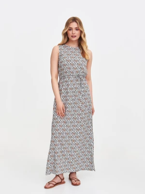 Wzorzysta prosta sukienka maxi Top Secret