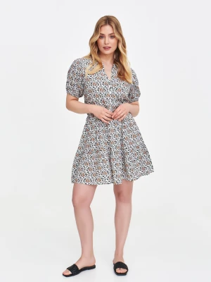 Wzorzysta rozkloszowana sukienka Top Secret
