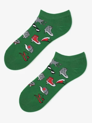 Wzorzyste bawełniane stopki męskie Footies Men Scateboard Marilyn